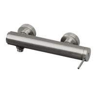 Luisa mitigeur douche mécanique façon inox brossé Essebagno