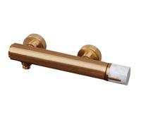 Essebagno Manopola mitigeur douche mécanique cuivre brossé marbre