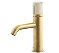 Essebagno Manopola mitigeur lavabo bas or marbre