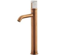 Essebagno Manopola mitigeur lavabo haut cuivre brossé marbre