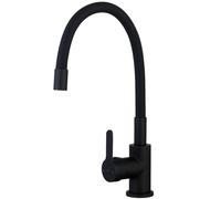 Essebagno Mémory mitigeur évier noir flexible à mémoire de forme