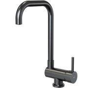 New Oslo mitigeur évier gris gun métal rabattable 'spécial fenêtre' Essebagno
