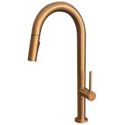 Portofino mitigeur évier à douchette extractible cuivre brossé Essebagno