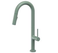 Portofino mitigeur évier à douchette extractible gris vert Essebagno
