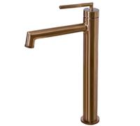Portofino mitigeur lavabo haut cuivre brossé Essebagno