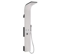 Esseblack and White panneau de douche mécanique blanc Essebagno