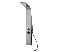 Esseflat panneau de douche mécanique gris gun métal Essebagno