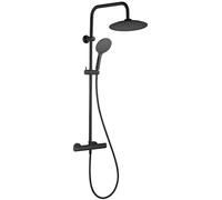 Essegoia colonne de douche thermostatique noire mate Essebagno