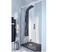 Essekaska panneau de douche hydromassant noir Essebagno
