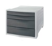 Esselte 2 Large And Small Color Breeze Buc Drawers Gris Enfants