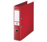 Classeur à levier plastifié Esselte Standard A4 - Dos 7,5 cm - Rouge