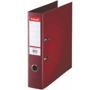 Esselte Lot de 10 classeurs en plastique standard Format A4 75 mm assortis a4 Bordeaux