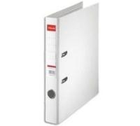 Esselte Classeur à levier Standard A4 - Plastifié - Dos 5 cm - 350 feuilles - Blanc
