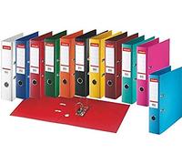 Classeur en plastique Esselte Standard, DIN A4, 50 mm, noir Couverture intérieure et extérieure recouverte de film PP, avec (320850)