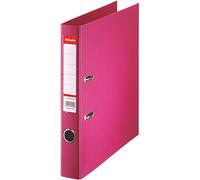 Esselte Classeur à levier plastifié Standard A4 – Dos 5 cm – Fuchsia