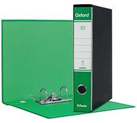 Esselte 390782180, Classeur Oxford, format commercial, carton, dos 5 cm pour classeur, boîte de 8PZ, vert