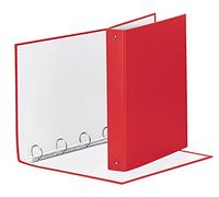 Esselte 395792920 Reliure à anneaux pour rangement de fichiers, plastique, A4, rouge
