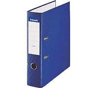 ESSELTE 42311 - Archivador de palanca plástico forrado con rado, ojete y cantonera DIN A4. Lomo 75 mm color azul