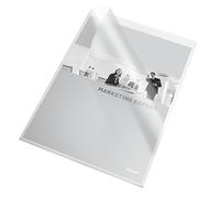 Esselte 46024, Folio, Transparent, Polychlorure de vinyle (PVC), Dessus et côtés, 0,14 mm, 100 pièces