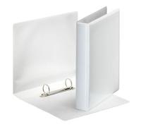 Classeur 2 anneaux cartonné Esselte personnalisable A5 - Dos 4,7 cm - Blanc