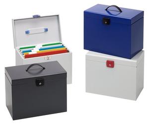 Esselte 48320 Boîte pour dossiers suspendus Esselte Metal, couleurs assorties