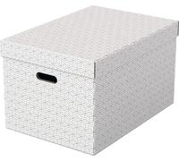 Esselte 628286 3 Esselte Home Aufbewahrungsboxen 50,0 l weiß 35,5 x 51,0 x 30,5 cm