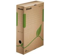 Esselte Boîte d'archivage 623916 80 mm x 327 mm x 233 mm carton ondulé marron incolore