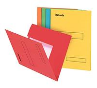Sous-dossier kraft dossier suspendu 2 rabats Esselte 23 x 31 cm - couleurs assorties - Carton de 100