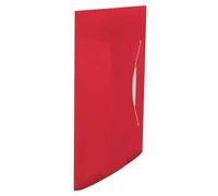 Esselte Chemise 3rabats Vivida Polypropylène Rouge