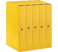 Esselte chemise à Boîte pour l'archivage de documents à long terme, A4, lot de 5, dos 6 cm, delso Order