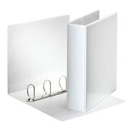 Esselte Classeur personnalisable Essentials 49705 A4 blanc, carton recouvert de polypropylène