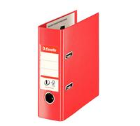 Classeur à Anneaux Esselte 468630 A5 Rouge, Plastique, 2 Anneaux, Capacité 500 Feuilles 80g/m², Dimensions 72x222x231mm, Certifié FSC