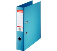 Classeur plastique Esselte Standard, DIN A4, 75 mm, bleu clair Couverture intérieure et extérieure avec film PP, avec (320380)
