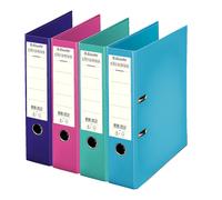 Esselte Classeur à levier A4 Chromos Plus en polypropylène - Dos 8 cm - Assortis Mode