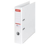 Esselte, Classeurs à levier A4 N°1, Blanc, Dos de 75 mm, Plastique, Lot de 10, Gamme Vivida, 811300
