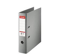 Esselte, Classeurs à levier A4 N°1, Gris, Dos de 75 mm, Plastique, Lot de 1, Gamme Vivida, 811380