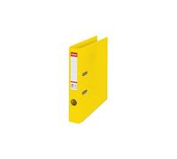 Esselte - Classeurs A4 à Levier, Jaune, Dos de 52 mm, Plastique, Lot de 10, Gamme Vivida, 624074