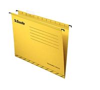 Esselte Classic 90335 Lot de 25 dossiers suspendus renforcés avec onglets 360 x 240 mm Jaune