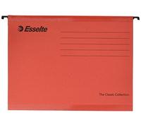 Esselte Classic Dossier suspendu renforcé A4 Lot de 25 onglets inclus Rouge