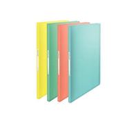 Esselte - Porte-vues A4 avec 60 Pochettes, Capacité 120 Feuilles, Rangement & Présentation de Documents, Maison / Bureau, Motif Texturé, Gamme Colour'Breeze, Coloris Assortis, 626234