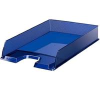 Esselte Corbeille à Courrier A4, Bleu Transparent, Europost, 623600