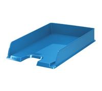 Esselte Corbeille À Courrier Vivida Pour Format A4 - Dimensions : L25,4 X H6,1 X P35 Cm Bleu