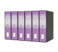 Esselte Dossier Dox 2 Violet 4L A4 290x350mm 3 Trous Métal Anti-empreintes Digitales