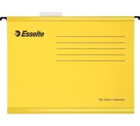 Esselte - Dossier suspendu Classic Folio à fond en V 382 x 240 mm jaune | 25 pièces