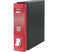 Esselte Dox 1 classeur à anneaux A4 Noir, Rouge