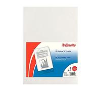 Esselte Enveloppes "U" de luxe, transparent, feuille en polypropylène brillant.