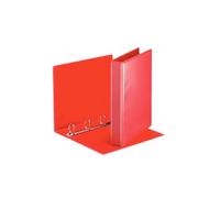 Esselte Classeur personnalisable Essentials A4 280 f. recouvert de polypropylène 4 anneaux rouge