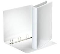 Classeur 4 anneaux cartonné Esselte personnalisable A4 - Dos 4,5 cm - Blanc