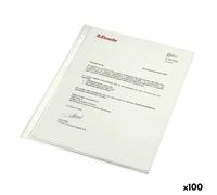 Esselte - Étui Transparent A4 - Lot de 100