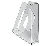 Esselte Europost 628226 Lot de 10 porte-revues Format A4 Idéal pour brochures, documents, dossiers et agrafeuses En plastique solide Transparent